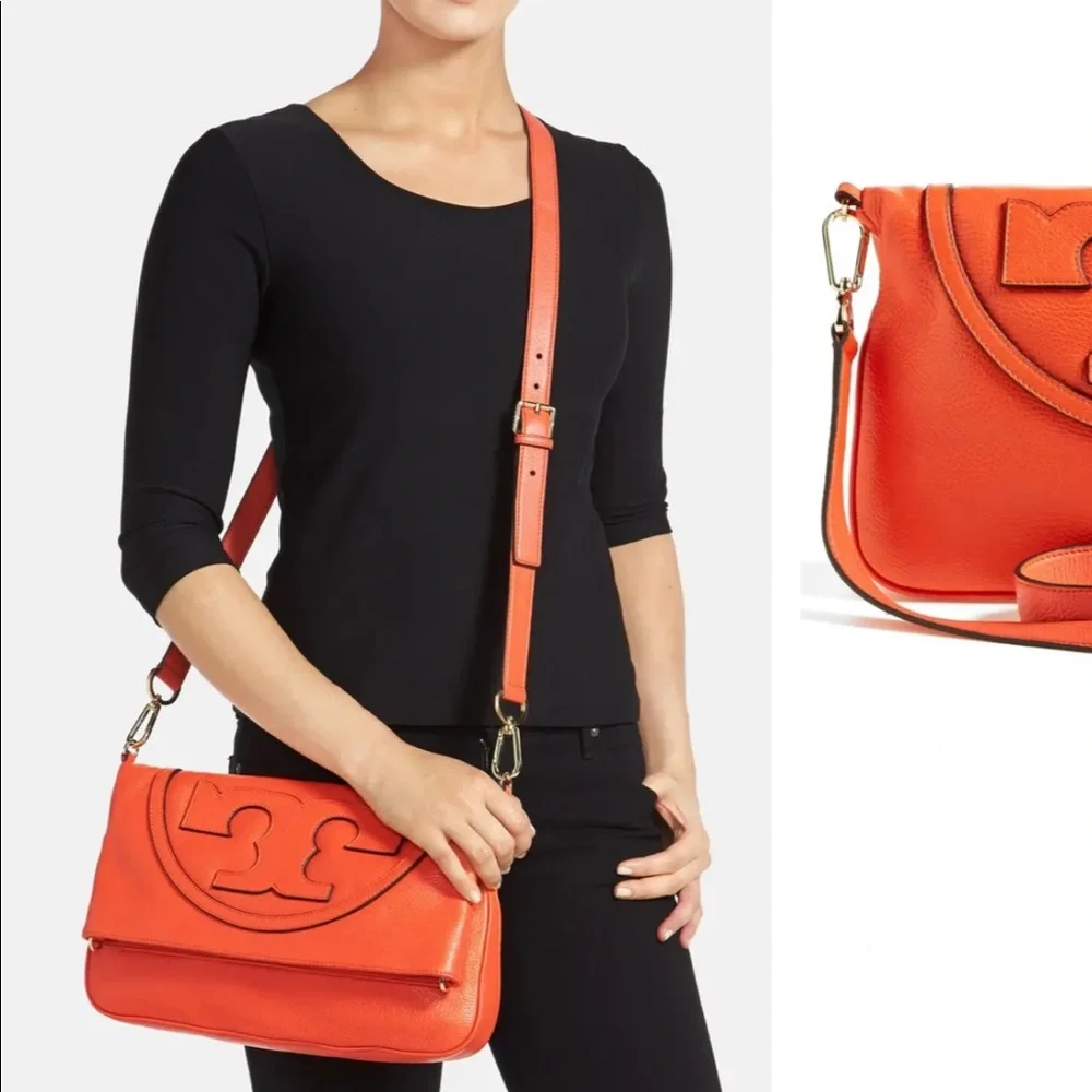 Tory Burch Black Leather Crossbody Bag